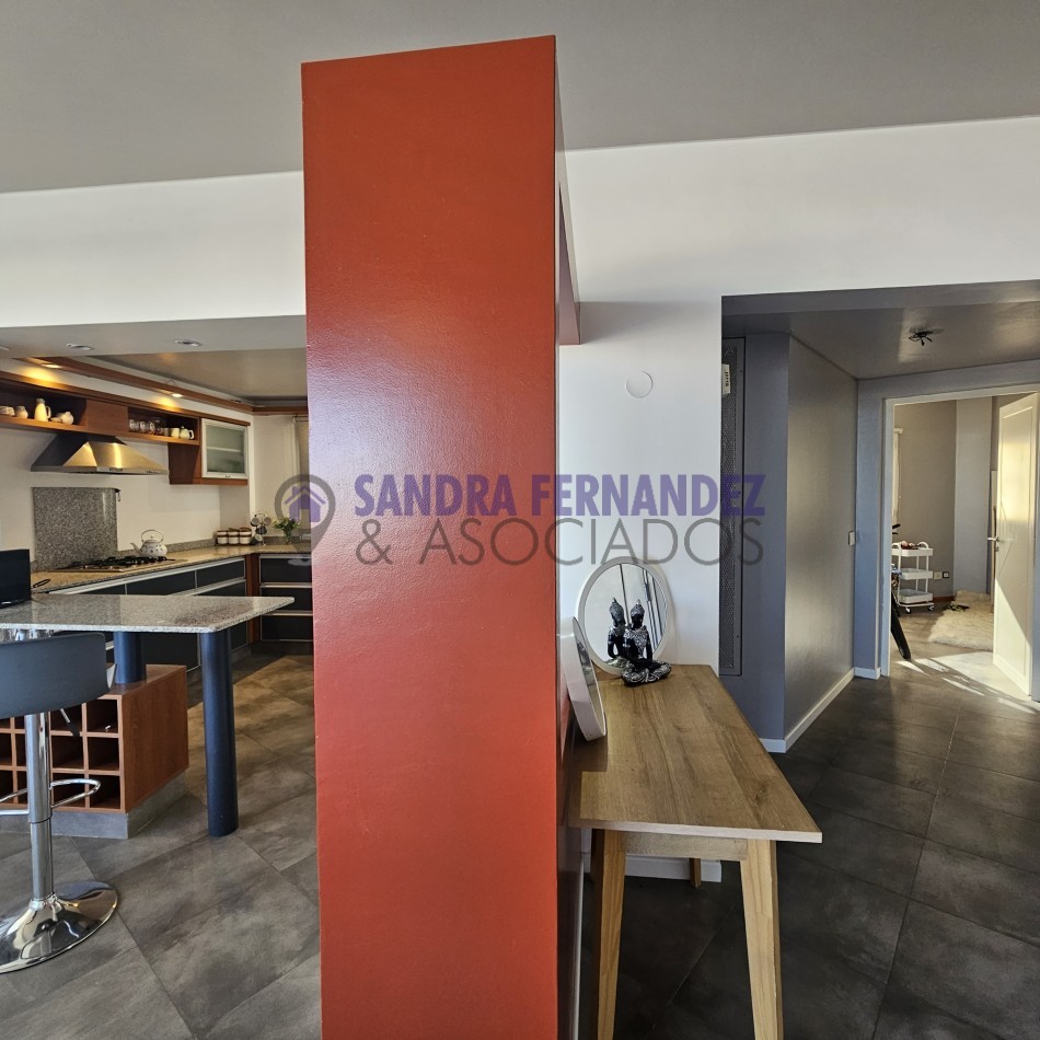 Neuquen. Alquiler. Semipiso. Santa Genoveva, Torre Dali. 2 dormitorios en suite con parrilla y terraza