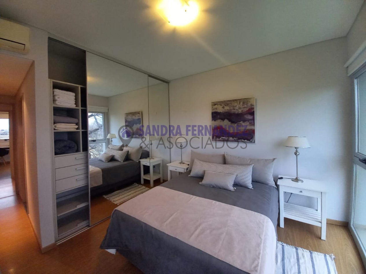 Neuquen. Alquiler Departamento amoblado 2 dormitorios. Equipado Nivel Gerencial Zona Rio Limay Pase o de la Costa