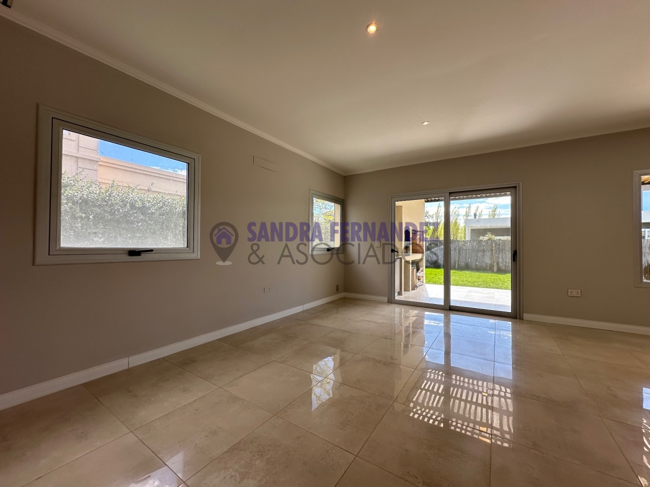 Neuquen Alquiler A ESTRENAR Casa en una sola planta 3 dormitorios, todos en suite Barrio Cerrado Sauces del Limay 
