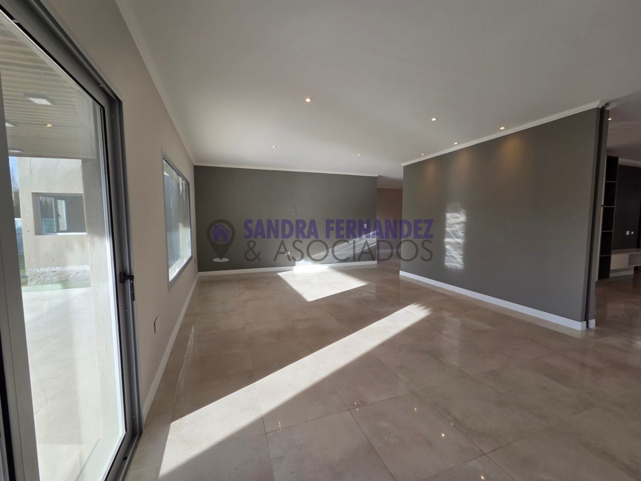 Neuquen Alquiler A ESTRENAR Casa en una sola planta 3 dormitorios, todos en suite Barrio Cerrado Sauces del Limay 