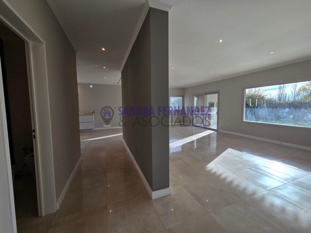 Neuquen Alquiler A ESTRENAR Casa en una sola planta 3 dormitorios, todos en suite Barrio Cerrado Sauces del Limay 