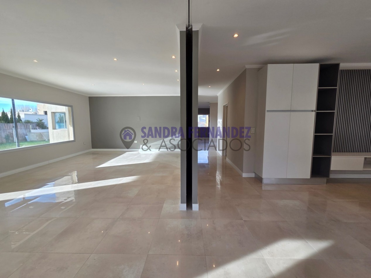 Neuquen Alquiler A ESTRENAR Casa en una sola planta 3 dormitorios, todos en suite Barrio Cerrado Sauces del Limay 