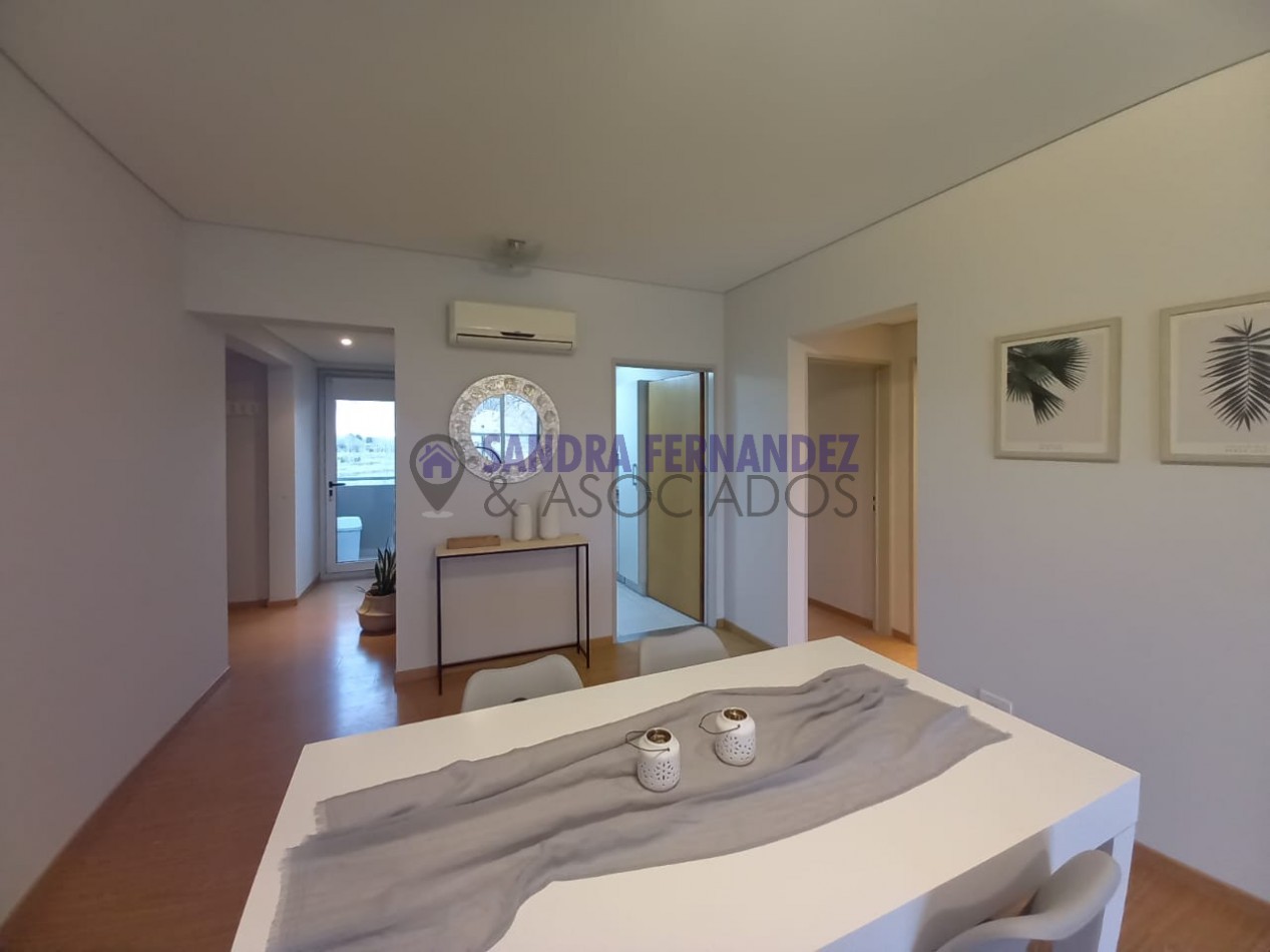 Neuquen. Alquiler Departamento amoblado 2 dormitorios. Equipado Nivel Gerencial Zona Rio Limay Pase o de la Costa