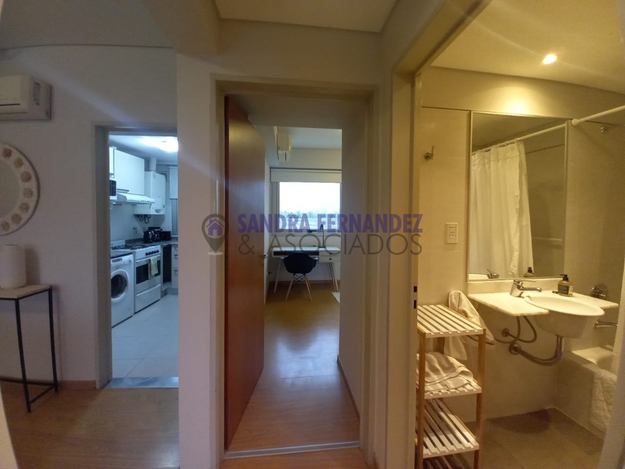 Neuquen. Alquiler Departamento amoblado 2 dormitorios. Equipado Nivel Gerencial Zona Rio Limay Pase o de la Costa