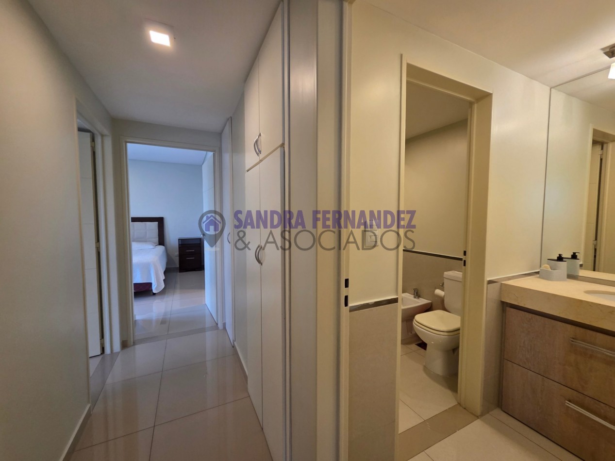 Neuquen Alquiler Departamento Nivel Gerencial amoblado equipado 2 dormitorios (suite). Cochera