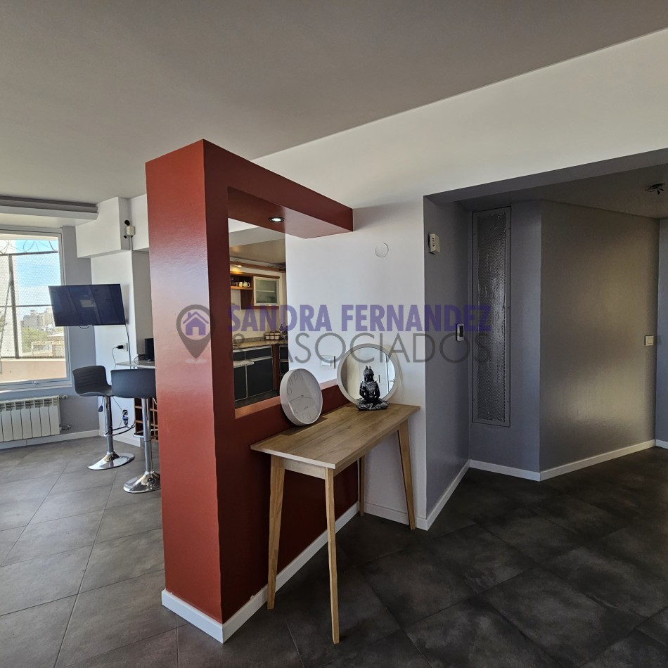 Neuquen. Alquiler. Semipiso. Santa Genoveva, Torre Dali. 2 dormitorios en suite con parrilla y terraza