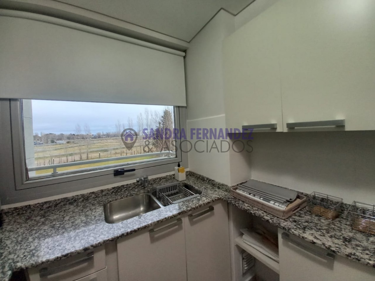 Neuquen. Alquiler Departamento amoblado 2 dormitorios. Equipado Nivel Gerencial Zona Rio Limay Pase o de la Costa