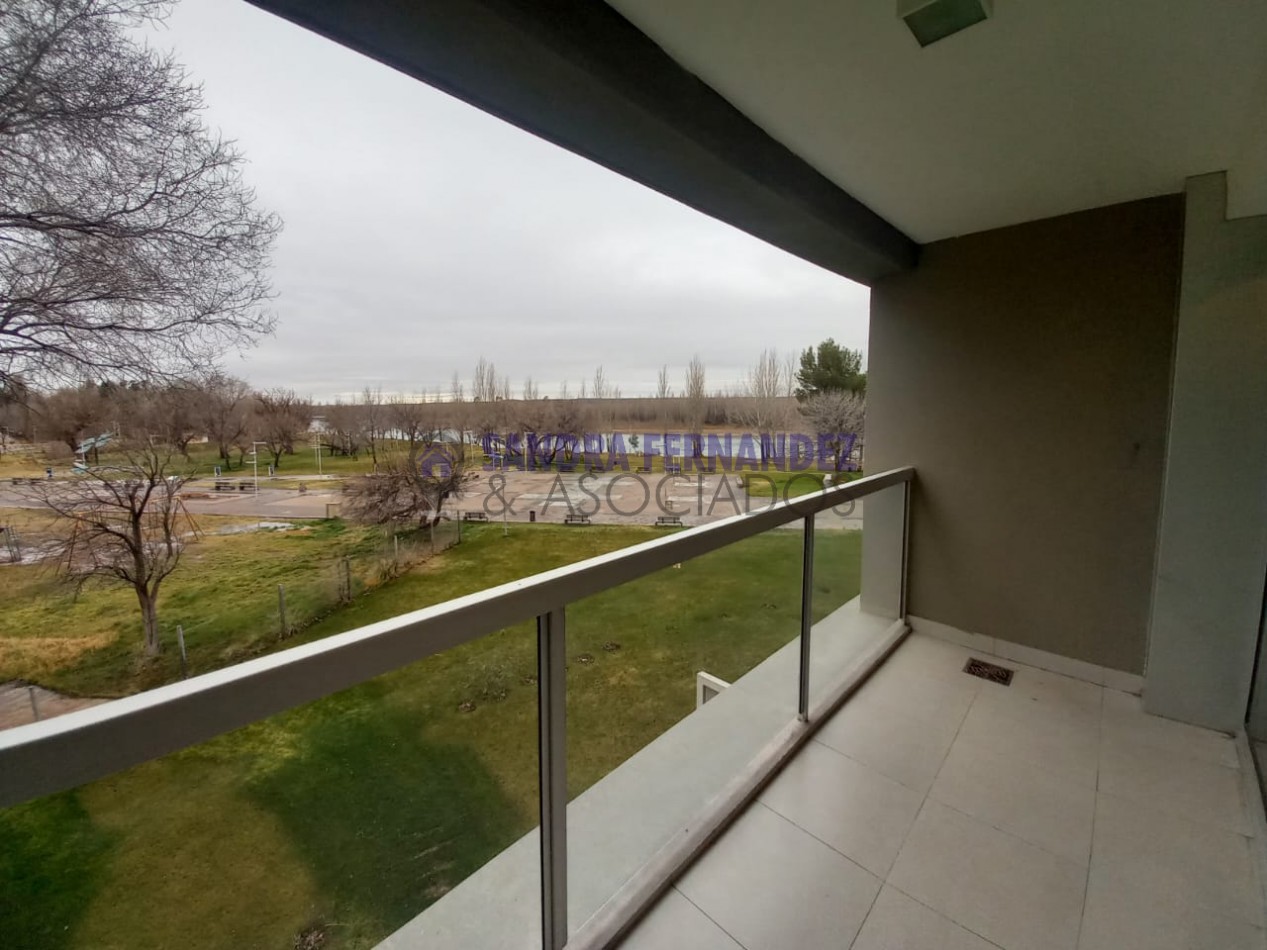 Neuquen. Alquiler Departamento amoblado 2 dormitorios. Equipado Nivel Gerencial Zona Rio Limay Pase o de la Costa