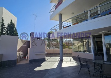 Neuquen. Alquiler. Semipiso. Santa Genoveva, Torre Dali. 2 dormitorios en suite con parrilla y terraza